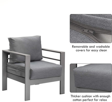 Tuin Set Aluminium Sofa Gesprek Patio Set Tuin Sofa Meubels Set voor buiten