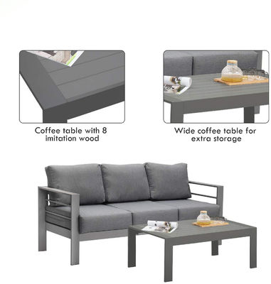 Tuin Set Aluminium Sofa Gesprek Patio Set Tuin Sofa Meubels Set voor buiten