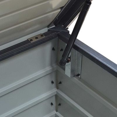 Modern Design AJUNION 600L Metalen Waterdichte Outdoor Tuinopslag voor het zwembad