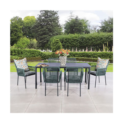 Restaurantenmeubels voor 6 personen AJUNION Moderne luxe buitentafel en stoelen
