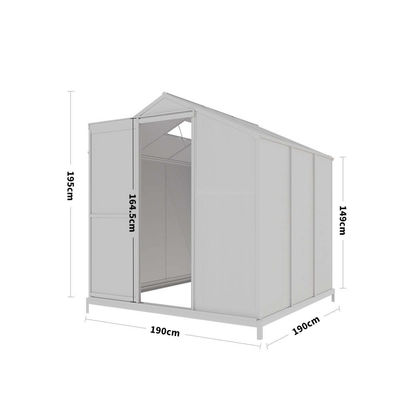 Tuinkasten van AJUNION Makkelijk te monteren polycarbonaat aluminium frame structuur