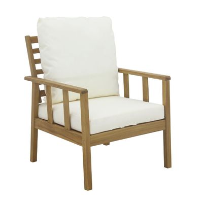 Terras Massivhouten Tuin Set Teakhouten Buitenmeubilair Sofa Set Tuin Lounge Stoel