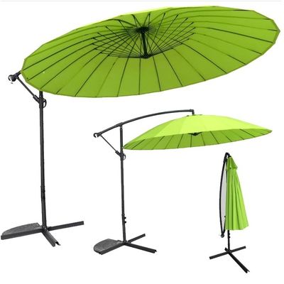 Achtertuin BBQ meubels Grote ronde aluminium bananen paraplu voor buiten plezier