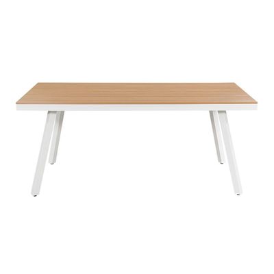 Metalen tuinmeubilair met touwweefsel Eetstoel met 6 zitplaatsen Outdoor Eet Set