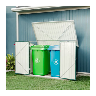 Gegalvaniseerde stalen kofferbak opslagruimte met sluitbare deuren Rootproof metalen type staal