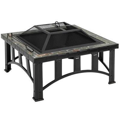 Achtertuin Patio Tuin Vuur Camping Vuurput met ijs emmer en houtskool BBQ Grill