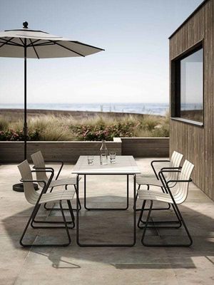 Ontspan in stijl met AJUNION Steel Outdoor Dining Set Patio Chair Garden Armchair