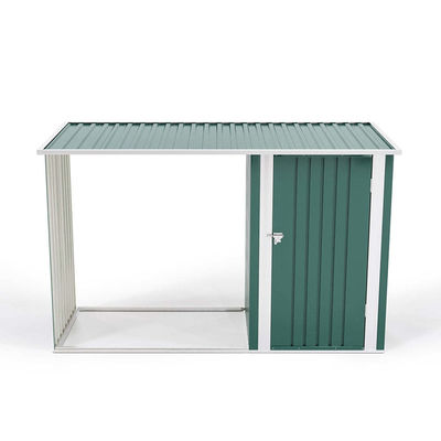 AJUNION Outdoor Houtopslag Schuur met sluitbaar staal Bescherm uw tuinwerktuigen