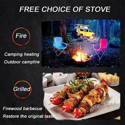 3 in 1 Vierkant Houtbrandende Kazerne Houtskool BBQ Grill Table Combo voor Outdoor Product
