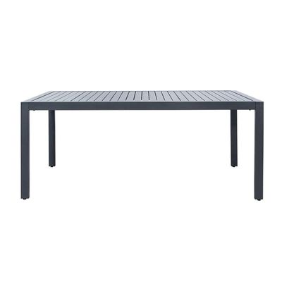 Postverpakking inbegrepen AJUNION Aluminium metaal Outdoor eetkamermeubilair set voor 6 personen