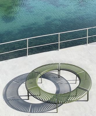 Y Mail Packing Minimalist Tuin Set Outdoor Meubels Park Bank Patio Stalen Bank