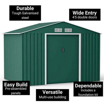 Gemakkelijke en praktische samenleving 6x8ft tuin gebouw schuur voor Countyard opslag
