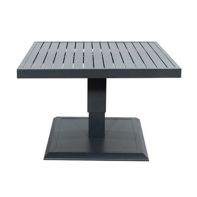 Moderne aluminium balkonmeubelen 2 zitplaatsen Outdoor eetkamer met verstelbare tafel