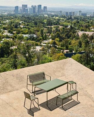Postverpakking Stalen frame Buitenmeubelen Tuin Set Minimalistische stijl door AJUNION