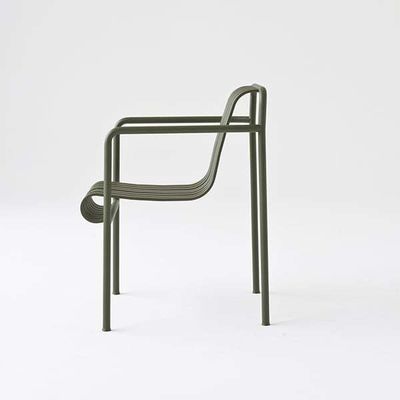 Transformeer uw buitenruimte met AJUNION Minimalist Steel Armchair W63 x D66 x H80cm