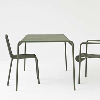 Transformeer uw buitenruimte met AJUNION Minimalist Steel Armchair W63 x D66 x H80cm