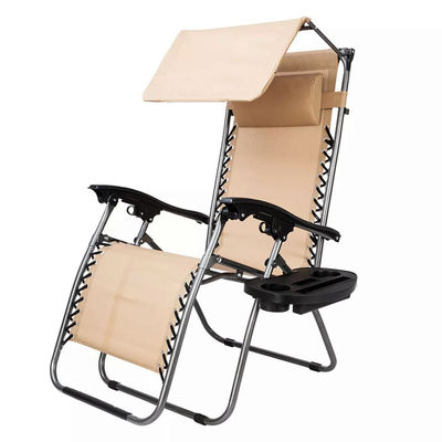 Custom Logo Traditionele design stijl Chaise Opvouwbare leunstoel Loungestoel voor kamperen