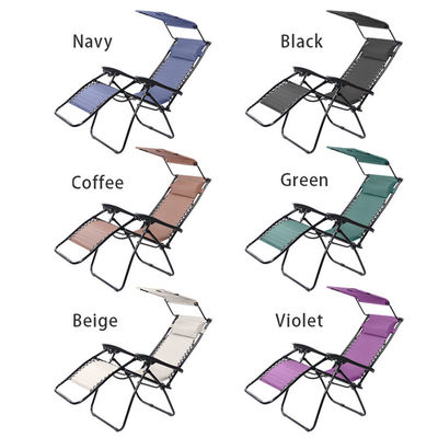 Custom Logo Traditionele design stijl Chaise Opvouwbare leunstoel Loungestoel voor kamperen