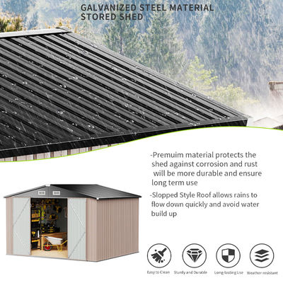 113*8,7*63 inch Moderne achtertuin gazon gereedschapshut Huis voor waterdichte tuin opslag