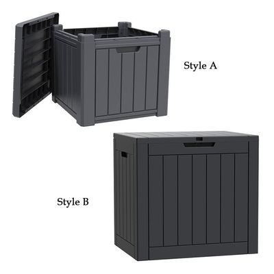 118L Custom Logo Multifunctionele waterdichte plastic hars gereedschapsopslag voor buiten voor kamperen en patio