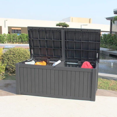 118L Custom Logo Multifunctionele waterdichte plastic hars gereedschapsopslag voor buiten voor kamperen en patio