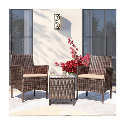 Recreatie Outdoor AJUNION PE Rattan Patio Meubels Set voor Balkon Pool Tuin