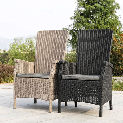 Tuinstoel voor buitenmeubilair Plastic High Back Coffee Eetkamer Armstoel in Patio