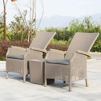 Tuinstoel voor buitenmeubilair Plastic High Back Coffee Eetkamer Armstoel in Patio