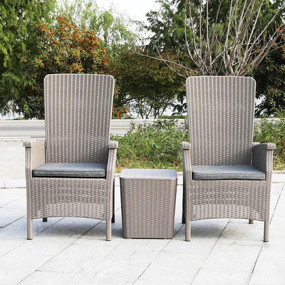 Tuinstoel voor buitenmeubilair Plastic High Back Coffee Eetkamer Armstoel in Patio
