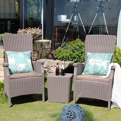 Tuinstoel voor buitenmeubilair Plastic High Back Coffee Eetkamer Armstoel in Patio