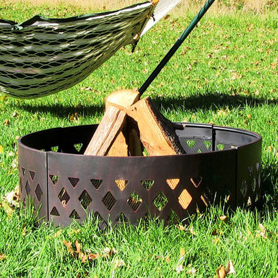 Buitenplaats Tuin Vuur Camping Vuur Pit Ring met Poker 360 Graden Ronde
