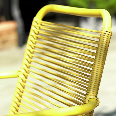 Villa AJUNION 4 zitplaatsen Metalen tuinmeubilair Balkon Patio Set Bistro Set Staal Tuin Set