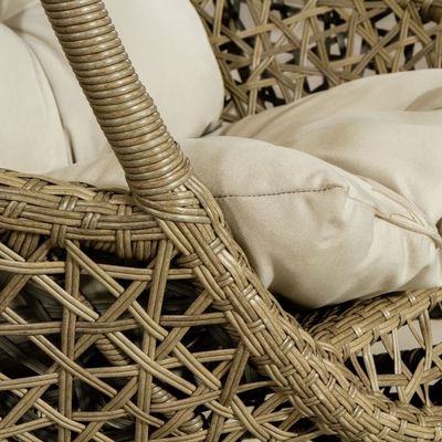 Moderne designstijl AJUNION Patio Swing WickerRattan Hangende stoel voor buitenmeubelen