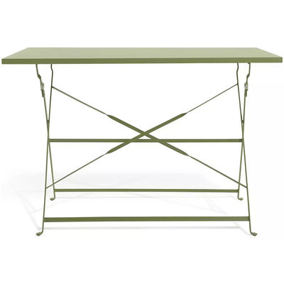 AJUNION 4 zitplaatsen vouwbare metalen patio set staal tuin set vouwbare tafel en stoel outdoor bistro set