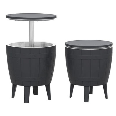 Opvouwbare buitencamping picknick strandcafé Bistro Bar Chill Ice Cooler Lift Top Wijn Bier Tafel met opslag