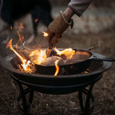 Achtertuin Tuin Camping Vuur Houtskool BBQ Grill Vuur Pit Bowl met aangepast logo