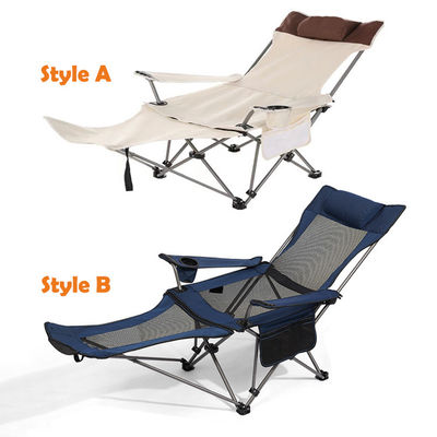 Outdoor Camping Draagbare opvouwbare strandstoel met armsteun en verwijderbaar armsteunontwerp