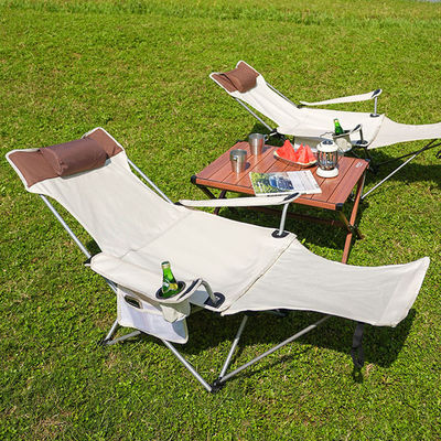 Outdoor Camping Draagbare opvouwbare strandstoel met armsteun en verwijderbaar armsteunontwerp