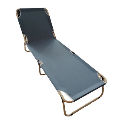 Outdoor Home Office Klappend Kampbed voor Park Klappend Ja Draagbaar Strandbed Recliner