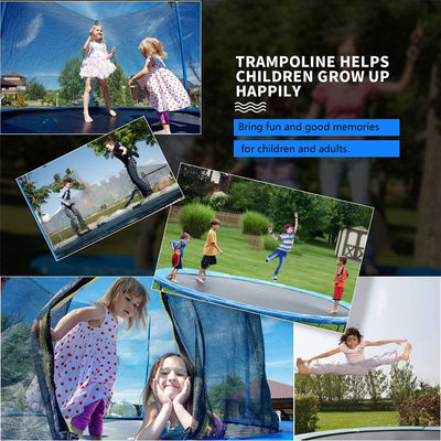 Ervaar de vreugde van springen met AJUNION 10ft Park Trampoline en Enclosure Net