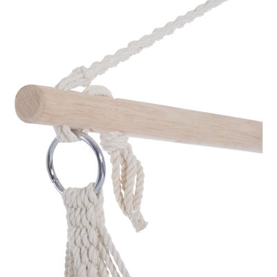 3.1kg AJUNION Outdoor Swing Hammock Stoel Moderne stijl Hangende katoenen touw Swing stoel