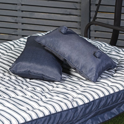 Comfortabele en duurzame 3 zitplaatsen tuin schommelstoel met baldachin Gewichtscapaciteit 340kg