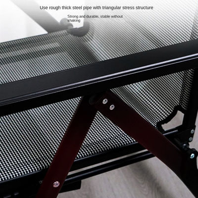 Outdoor Indoor Foot Pedal Mesh Stoel Pvc Stoel Opvouwbaar Slaapstoel Stoel voor het strand
