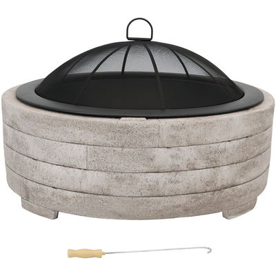 Houtskool barbecue grill vuurput schaal voor buiten patio tuin vuur camping picknick