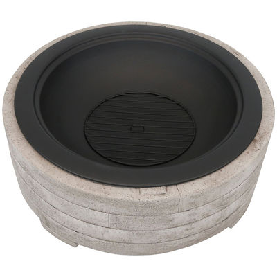 Houtskool barbecue grill vuurput schaal voor buiten patio tuin vuur camping picknick