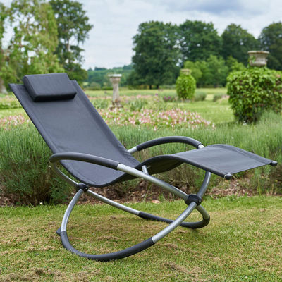 Moderne buitenmeubelen vouwbare nul zwaartekracht schommelstoel voor patio tuin en strand