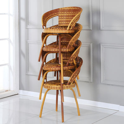 Moderne design Outdoor stapelbare fauteuil en salontafel voor terras tuinbalkon