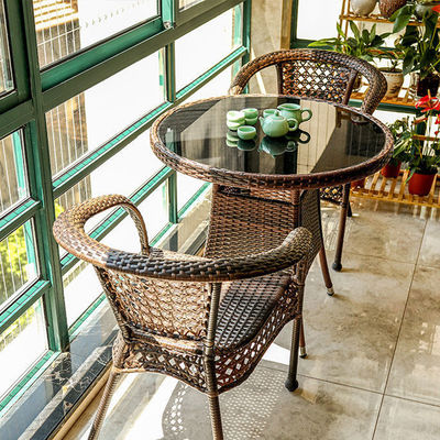 Buitencafé Patio Tuin Balkon Hotel Strand Stapelbare armstoel voor vrije tijd Buiten