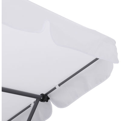 Verstelbare hangmat met dakdek van stalen frame voor buitenlounging en ontspanning aan het zwembad
