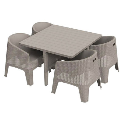 Buiten tuin stoel plastic stapelbare koffie eetkamer arm stoel villa patio fauteuil